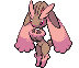 #428 Lopunny sprite Frontal Shiny