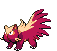 #434 Stunky sprite Frontal Shiny