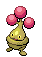 #438 Bonsly sprite Frontal Shiny