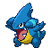 #443 Gible sprite Frontal Shiny