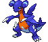 #444 Gabite sprite Frontal Shiny