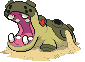 #450 Hippowdon sprite Frontal Shiny