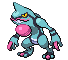#454 Toxicroak sprite Frontal Shiny
