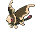 #457 Lumineon sprite Frontal Shiny