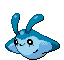 #458 Mantyke sprite Frontal Shiny