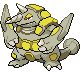 #464 Rhyperior sprite Frontal Shiny