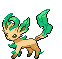 #470 Leafeon sprite Frontal Shiny