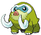 #473 Mamoswine sprite Frontal Shiny