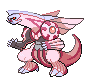 #484 Palkia sprite Frontal Shiny