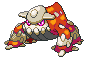 #485 Heatran sprite Frontal Shiny