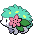 #492 Shaymin sprite Frontal Shiny
