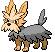 #507 Herdier sprite Frontal Shiny