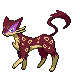 #510 Liepard sprite Frontal Shiny