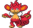 #514 Simisear sprite Frontal Shiny