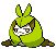 #541 Swadloon sprite Frontal Shiny