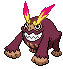 #555 Darmanitan sprite Frontal Shiny