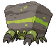 #558 Crustle sprite Frontal Shiny
