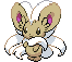 #573 Cinccino sprite Frontal Shiny
