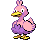 #580 Ducklett sprite Frontal Shiny