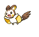 #587 Emolga sprite Frontal Shiny