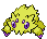 #595 Joltik sprite Frontal Shiny
