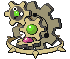 #601 Klinklang sprite Frontal Shiny