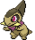 #610 Axew sprite Frontal Shiny