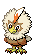 #627 Rufflet sprite Frontal Shiny