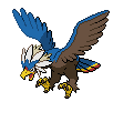 #628 Braviary sprite Frontal Shiny