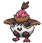 #629 Vullaby sprite Frontal Shiny