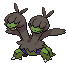 #634 Zweilous sprite Frontal Shiny