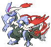 #646 Kyurem Blanco sprite Frontal Shiny