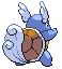 #008 Wartortle sprite Posterior
