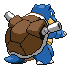 #009 Blastoise sprite Posterior