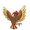 #017 Pidgeotto sprite Posterior