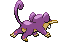 #019 Rattata sprite Posterior