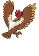 #022 Fearow sprite Posterior