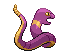 #023 Ekans sprite Posterior