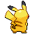 #025 Pikachu sprite Posterior