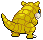 #027 Sandshrew sprite Posterior