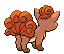 #037 Vulpix sprite Posterior