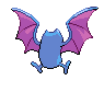 #042 Golbat sprite Posterior