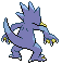 #055 Golduck sprite Posterior