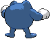 #062 Poliwrath sprite Posterior