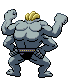 #068 Machamp sprite Posterior