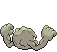 #074 Geodude sprite Posterior