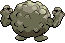 #075 Graveler sprite Posterior
