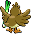 #083 Farfetch'd sprite Posterior