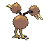 #084 Doduo sprite Posterior