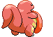 #108 Lickitung sprite Posterior